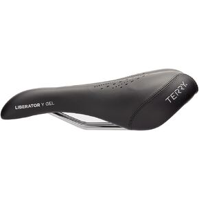 Terry Liberator Y Gel Bike Saddle | Bicycle Seat Optimized for Men - Flexible & Comfortable | More Padding, Comfortable Cushion, Additional Support, Flat Top, Black Dura-tek Cover