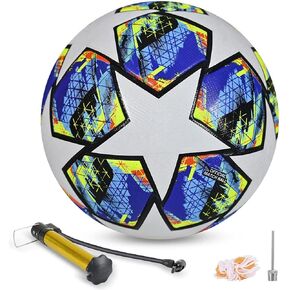 Soccer Ball Official Match Game Official Size and Weight Size 5 Soccer Ball Indoor and Outdoor Soccer Training Ball 2021 Champions League
