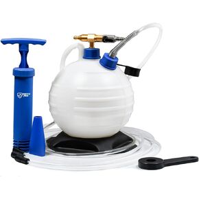 Oil Extractor Pump Vacuum 6L Pneumatic/Manual Fluid Extractor Professional Engine Oil Change Pump for Automotive and Marine