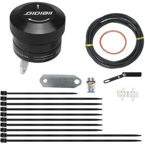 Motorcycle Chain Lubricator Oiler Auto Hand Control Motorbike Oil Cup Part (Black)