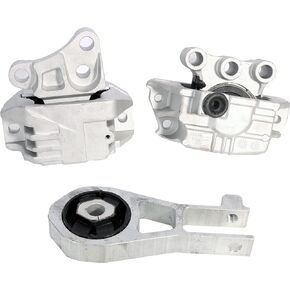 Right Side Engine Motor Mount & Transmission Left Mount Sets, Rear Torque Strut Mount Fits for Fiat 500X 2.4L L4 2016-2018 / for Jeep Renegade 2.4L L4 2015- 2020