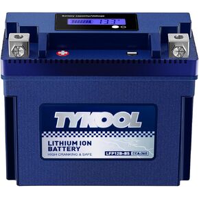 YT12B-BS Lithium LiFePO4 Motorcycle Battery,12V 6Ah,360CCA,Built in BMS,Powersports Battery,for ATV, UTV,Jet Ski,Personal Watercraft, Snowmobile,Quad, Riding Lawn Mower, Tractor