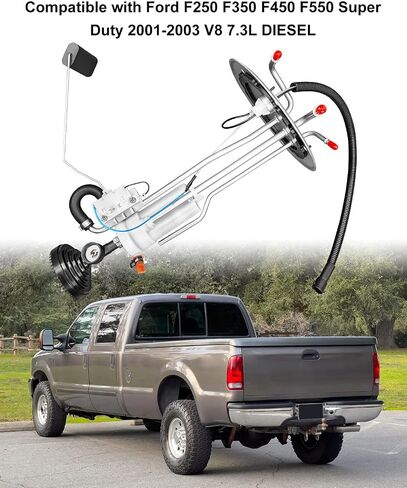 Fuel Tank Sending Unit Fit for Ford F250 F350 F450 F550 Super Duty 2001-2003 ‎replace PS123 FG296A, Fuel Level Sensor Sender Kit in Saudi Arabia