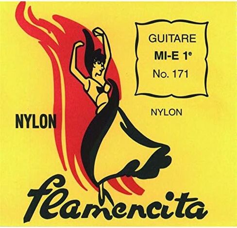 170 أوتار جيتار سافاريز ذات توتر عادي - فلامنسيتا فلامينكو، قواعد مطلية بالفضة، ثلاثية من النايلون الشفاف، مجموعة كاملة من 6 أوتار in Kuwait