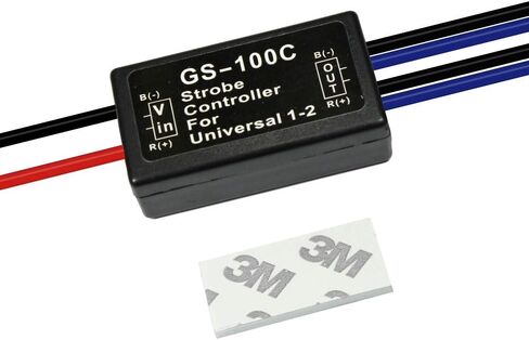 12 فولت GS-100C سيارة فلاش ستروب تحكم مع وحدة المتعري عن بعد ل ضوء الفرامل LED الذيل وقف الضوء in Kuwait