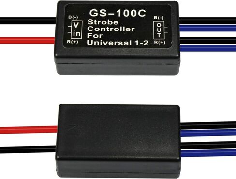 12 فولت GS-100C سيارة فلاش ستروب تحكم مع وحدة المتعري عن بعد ل ضوء الفرامل LED الذيل وقف الضوء in Kuwait