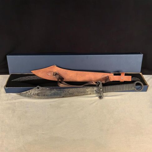 SV Handmade cast Manganese Steel Chopping Blade Sword, Full Tang, Outdoor, Hunting, Camping, Hiking, Survival, with Protective Cover, Multiple Styles to Choose from in Saudi Arabia