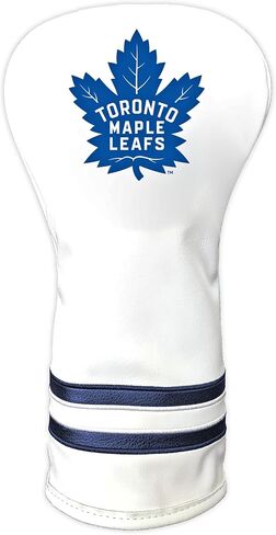 غطاء رأس نادي الجولف NHL White Vintage Driver من Team Golf، تصميم مناسب للشكل، تصميم قديم وجودة ممتازة in Kuwait