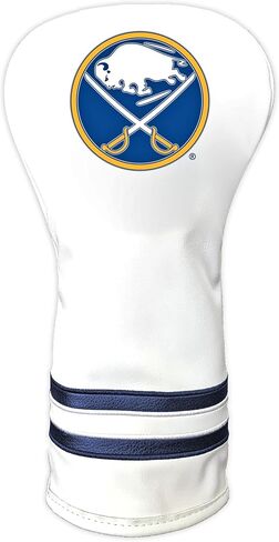 غطاء رأس نادي الجولف NHL White Vintage Driver من Team Golf، تصميم مناسب للشكل، تصميم قديم وجودة ممتازة in Kuwait