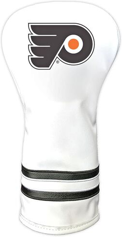 غطاء رأس نادي الجولف NHL White Vintage Driver من Team Golf، تصميم مناسب للشكل، تصميم قديم وجودة ممتازة in Kuwait