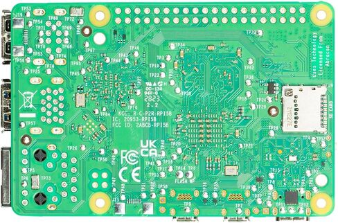 راسبيري باي 5، كمبيوتر لوحي واحد، ذاكرة وصول عشوائي 8 جيجابايت، معالج Cortex-A76 رباعي النواة بسرعة 2.4 جيجا هرتز 64 بت، بلوتوث 5.0، تقنية BLE اللاسلكية in Kuwait