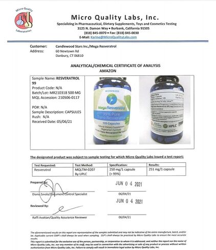 ميجا ريسفيراترول، درجة صيدلانية، نقي بنسبة 99%، معزول، ميكرونيزد ترانس ريسفيراترول، 60 كبسولة نباتية، 500 مجم لكل كبسولة. نقاء معتمد. لم يتم إضافة أي مكونات سامة "غير نشطة" على الإطلاق. in Kuwait