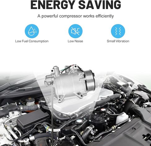ضاغط تكييف هواء جديد مع قابض لهوندا CR-V 2.4L 2007-2015، Acura RDX 2.3L 2007-2012، Honda Civic 2.4L 2012-2014، Acura Ilx 2.4L 2013-2015 in Saudi Arabia