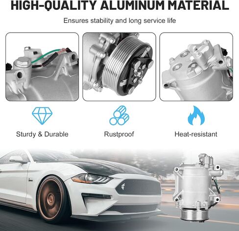 ضاغط تكييف هواء جديد مع قابض لهوندا CR-V 2.4L 2007-2015، Acura RDX 2.3L 2007-2012، Honda Civic 2.4L 2012-2014، Acura Ilx 2.4L 2013-2015 in Saudi Arabia