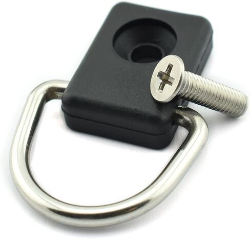 Kayak D Ring with Screw Kit Canoe Boat Fishing Rigging Sailing Camping Hardware Accessories Safety Deck Loop Mounting Tie Down Kit in Saudi Arabia