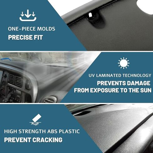 استبدال لوحة القيادة KUAFU متوافق مع 1998 1999 2000 2001 2002 دودج رام 1500 2500 3500 استبدال لوحة القيادة العلوية (رمادي داكن) in Kuwait