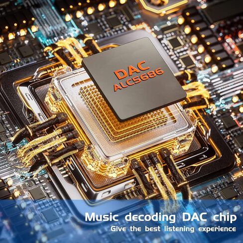 USB C DAC [♪Hi-Res 32 بت 384 كيلو هرتز♪] محول صوت USB C إلى 3.5 مم مع شريحة ALC5686، ومحول سماعة رأس USB C، ومحول صوت مقبس USB إلى 3.5 مم، ومحول صوت 3.5 مم إلى USB C، ومنفذ USB C إلى مقبس سماعة الرأس من النوع C الأجهزة in Kuwait