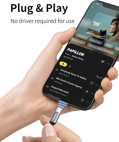 محول مقبس سماعة الرأس CLEEFUN USB C إلى 3.5 مم، (عبوة من قطعتين) سلك كابل USB من النوع C إلى Aux Audio Dongle لهاتف iPhone 15/15 Pro/15 Plus/15 Pro Max/MacBook وGalaxy S23 Ultra وPixel 8، أسود in Kuwait