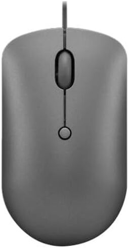 Lenovo 400 USB-C Compact Wired Mouse – Pocket Friendly Portable Mouse for Notebook or Large Computer Monitor, Black in Kuwait