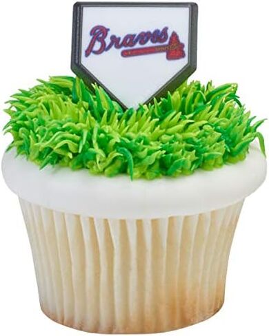 MLB Atlanta Braves Cupcake Rings - 24 ct by MLB in Kuwait