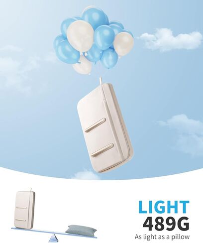 مكتب كمبيوتر محمول من SAIJI مع وسادة وسادة، مكتب كمبيوتر محمول خفيف الوزن للغاية للأريكة والسرير والكرسي، يناسب كمبيوتر محمول يصل إلى 17 بوصة وMacBookAir مع جيب جانبي، وقضبان لتدفق الهواء، in Kuwait