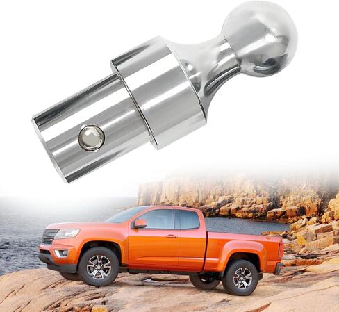 60629 2-5/16-Inch Gooseneck Ball Fits for Chevrolet Ford GMC Nissan Titan XD Ram Puck, 30000 Lb Rated to Tow gooseneck Trailers, Chrome in Saudi Arabia