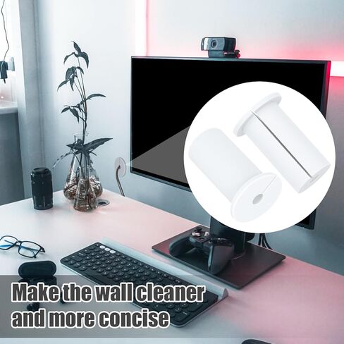 4 قطع طقم توجيه كابل فتحة الحائط لـ Starlink، تغذية كابل السيليكون من خلال البطانات حلقات الحائط لكابل 1 بوصة كم واقي لأجهزة توجيه كابل Starlink ومحول كابل إيثرنت (أبيض) in Kuwait