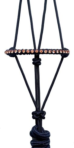 برميل المتسابق مطرز حجر الراين بلينغ كريستال مضفر حبل الأنف الرسن ث 9 الرصاص in Kuwait