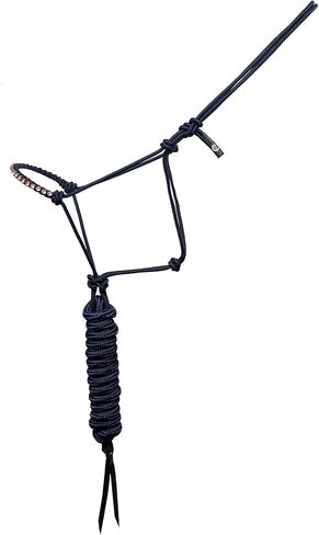 برميل المتسابق مطرز حجر الراين بلينغ كريستال مضفر حبل الأنف الرسن ث 9 الرصاص in Kuwait