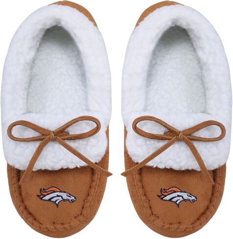 FOCO Boys NFL Team Logo Moccasin Slippers in Saudi Arabia