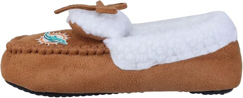FOCO Boys NFL Team Logo Moccasin Slippers in Saudi Arabia