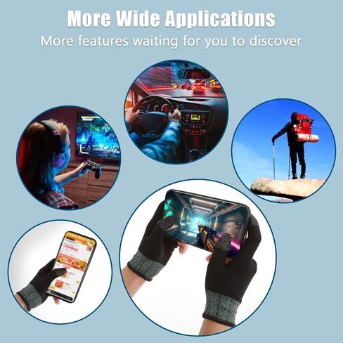 قفازات الألعاب للأيدي المتعرقة وأكمام الإبهام، قفازات الألعاب للرجال لعبة الهاتف المحمول in Kuwait