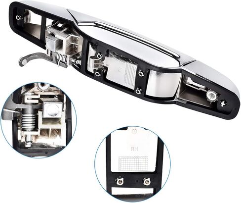 FAERSI Exterior Door Handle Chrome Front Right Passenger Side Door Handle Replacements for 2007 2008 2009 2010 2011 2012 2013 Silverado Tahoe Avalanche Suburban GMC Sierra Yukon XL Cadillac Escalade in Saudi Arabia