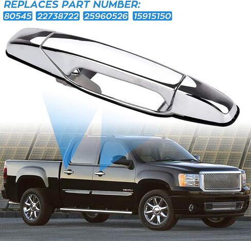 FAERSI Exterior Door Handle Chrome Front Right Passenger Side Door Handle Replacements for 2007 2008 2009 2010 2011 2012 2013 Silverado Tahoe Avalanche Suburban GMC Sierra Yukon XL Cadillac Escalade in Saudi Arabia