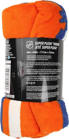 Northwest NHL New York Islanders Micro Raschel Throw Blanket, 46" x 60", Dimensional in Saudi Arabia