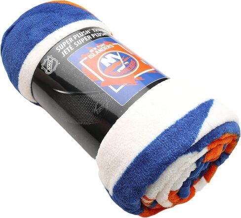 Northwest NHL New York Islanders Micro Raschel Throw Blanket, 46" x 60", Dimensional in Saudi Arabia