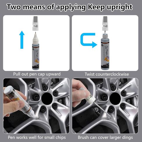 قلم طلاء لإصلاح خدوش عجلة السيارة، مناسب لمسح خدوش السيارات، وإصلاح الخدوش البسيطة (الشظية) in Kuwait