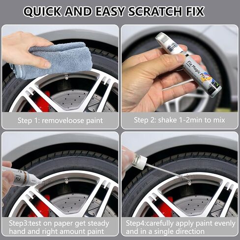 قلم طلاء لإصلاح خدوش عجلة السيارة، مناسب لمسح خدوش السيارات، وإصلاح الخدوش البسيطة (الشظية) in Kuwait
