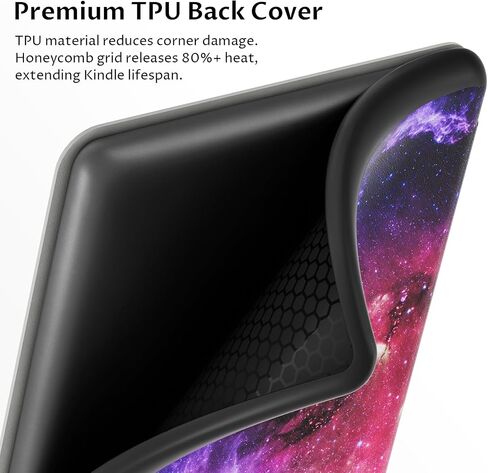 VORI TPU Case for 6" Kindle Paperwhite (10th Generation, 2018 Release), Water-Safe Protective Slimshell Smart Cover with Auto Sleep/Wake for Amazon Kindle Paperwhite 2018 E-Reader, Galaxy in Kuwait