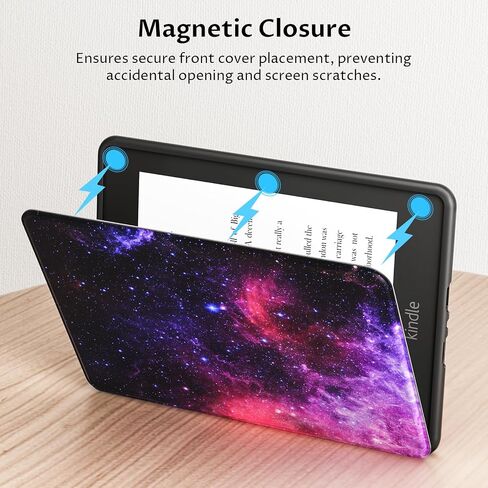 VORI TPU Case for 6" Kindle Paperwhite (10th Generation, 2018 Release), Water-Safe Protective Slimshell Smart Cover with Auto Sleep/Wake for Amazon Kindle Paperwhite 2018 E-Reader, Galaxy in Kuwait