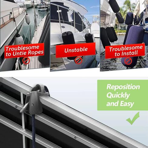 مشابك عائمة لقوارب القارب العائمة لرسو السفن مربعة الشكل لرسو السفن (رمادي، عبوتان) in Kuwait