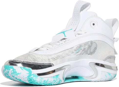 Jordan Boy's Jordan XXXVI Guo (Big Kid) White/Hyper Jade/Metallic Silver/Black 6.5 Big Kid M in Saudi Arabia