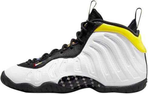 حذاء Nike Boy's Little Posite One (الطفل الكبير) أبيض/متعدد الألوان/أسود/Game Royal 6.5 Big Kid M in Saudi Arabia