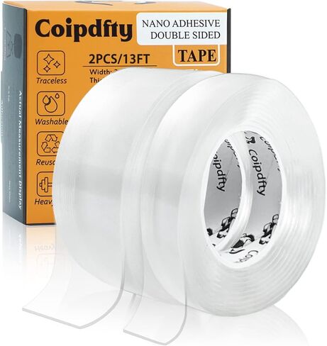 Double Sided Tape for Walls Removable Poster Tape Mount Tape Heavy Duty Sticky Tape for Wall Hanging Adhesive Tape in Saudi Arabia