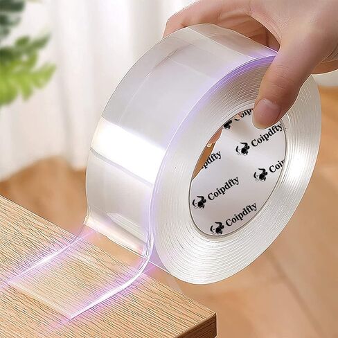 Double Sided Tape for Walls Removable Poster Tape Mount Tape Heavy Duty Sticky Tape for Wall Hanging Adhesive Tape in Saudi Arabia
