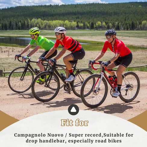 Brake Lever Hoods Compatible with Campagnolo Nuovo/Super Record Set of 1,1 Pair,Road Bike,Bike Shifter Lever Cover Rubber Bike Accessory,Brown in Kuwait