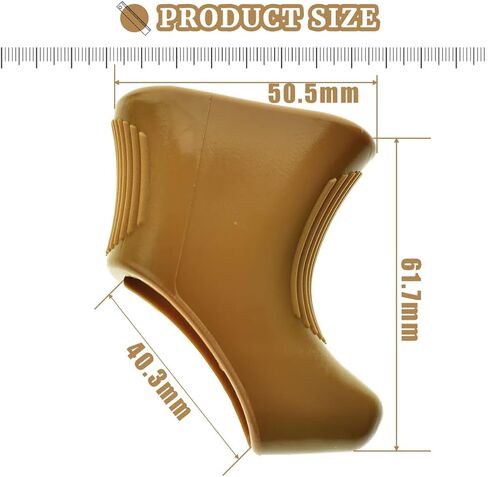 Brake Lever Hoods Compatible with Campagnolo Nuovo/Super Record Set of 1,1 Pair,Road Bike,Bike Shifter Lever Cover Rubber Bike Accessory,Brown in Kuwait