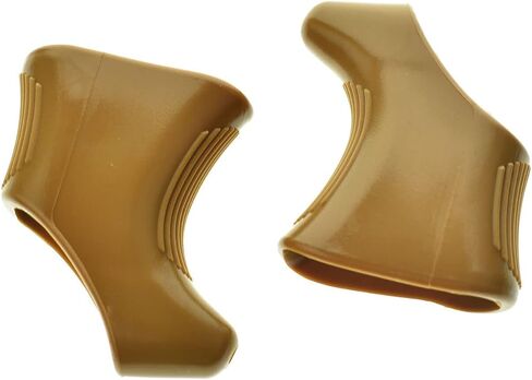 Brake Lever Hoods Compatible with Campagnolo Nuovo/Super Record Set of 1,1 Pair,Road Bike,Bike Shifter Lever Cover Rubber Bike Accessory,Brown in Kuwait