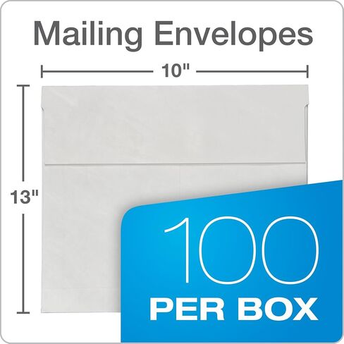 Survivor R4430 Tyvek Expansion Mailer، 10 × 13 × 2، أبيض، 18 رطل (علبة مكونة من 100) in Saudi Arabia