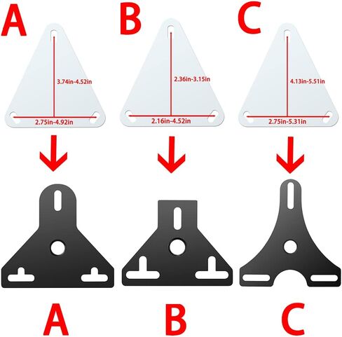LINGMAI Universal Saddle Extender for FDX 2.0 and 3.0 Models - Adjustable Exercise Bicycle Seat Adapter - Solid Steel Welded Construction in Kuwait